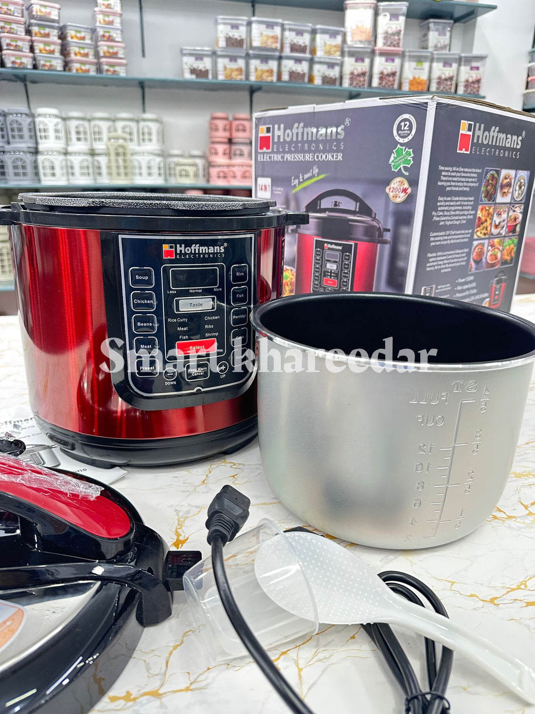 Original Hoffman's 14in1 Electric Pressure Cooker 6.5L [HM-716] - Smart Khareedar