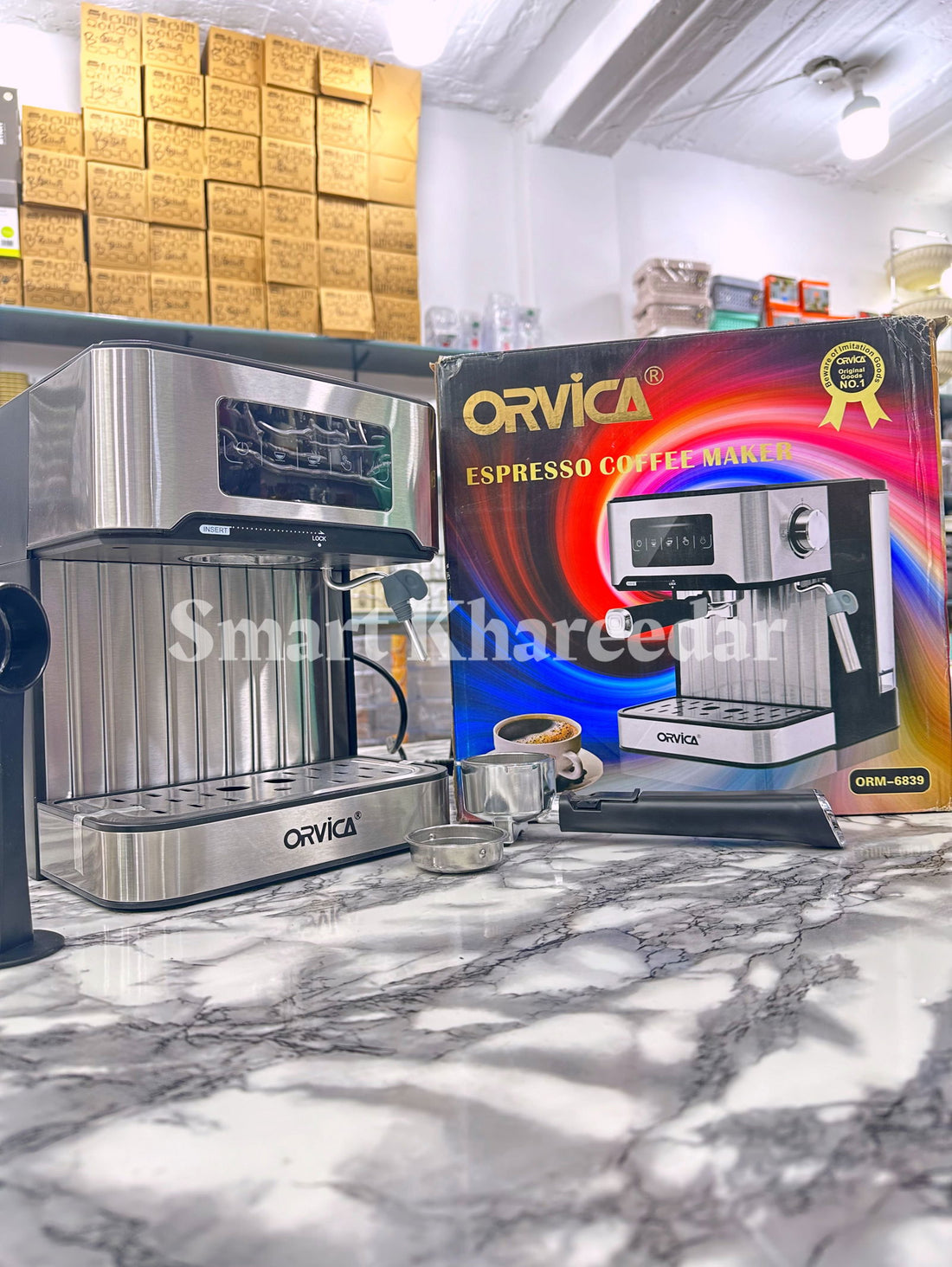 Orvica Espresso Coffee Maker ORM-6839 - Smart Khareedar