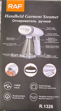 RAF Electric Garment Steamer Iron R-1326 - Smart Khareedar