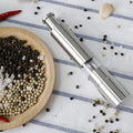Salt & Pepper Mill And Grinder - 18Cm - Silver - Smart Khareedar