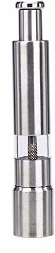Salt & Pepper Mill And Grinder - 18Cm - Silver - Smart Khareedar