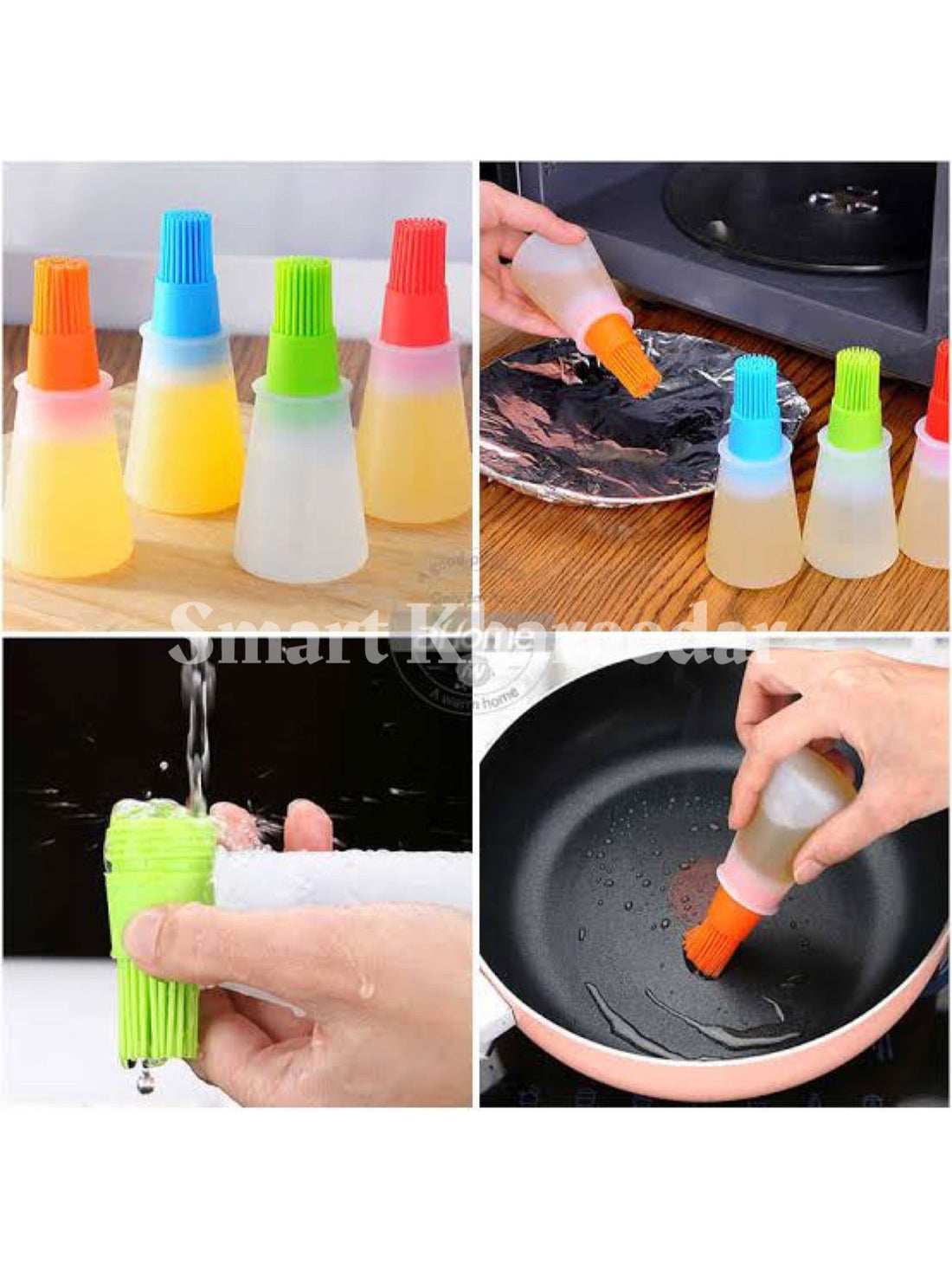 Silicone Oil Brush Bottle - Smart Khareedar