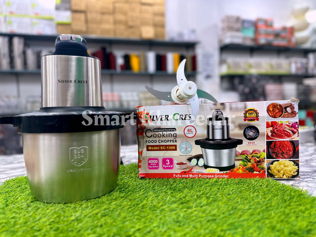 Silver Crest 6L Electric Meat Chopper | Qeema Grinder - Smart Khareedar