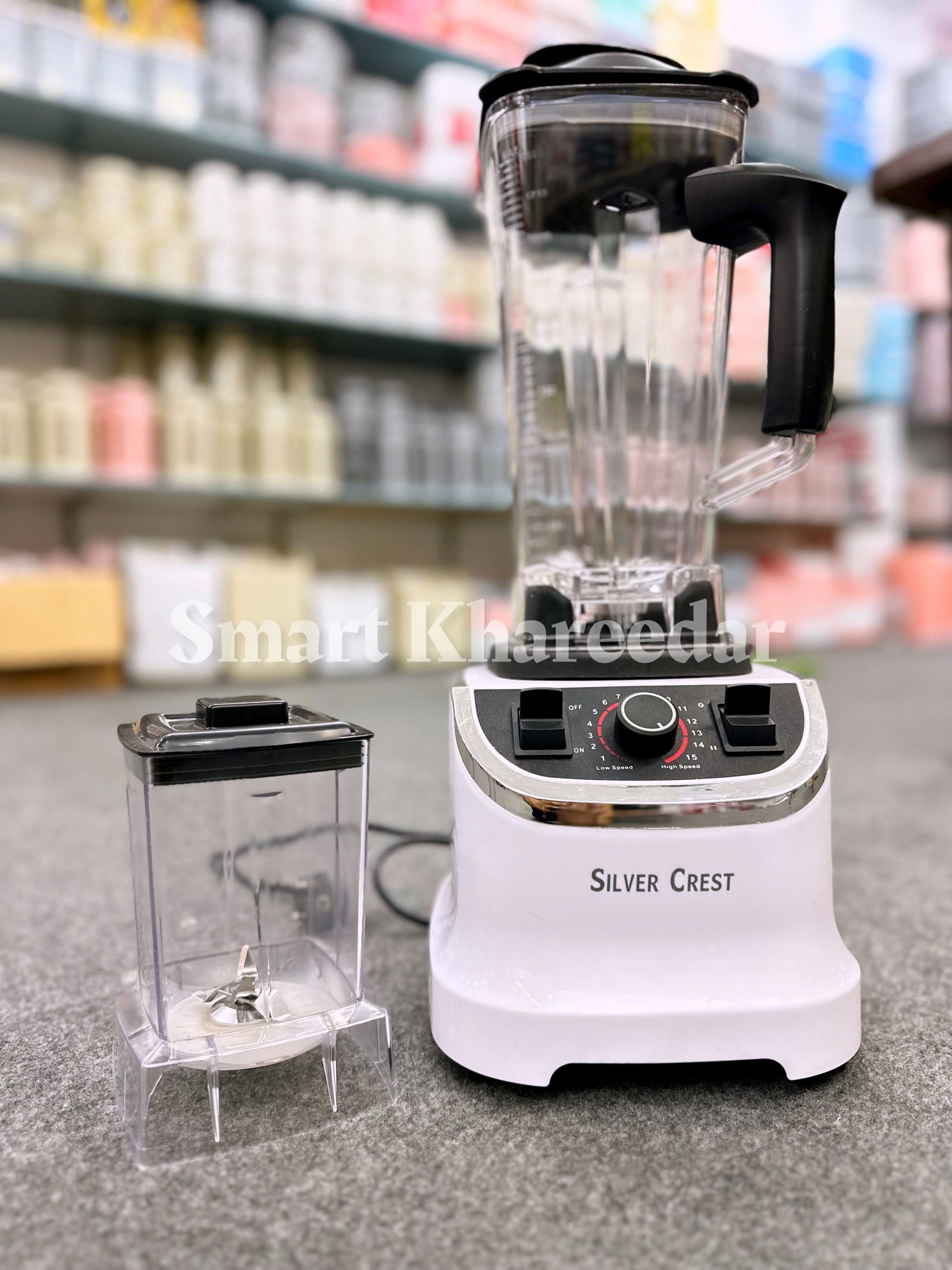 Silver Crest Electric 2in1 Blender & Grinder Set [SC-2828] - Smart Khareedar