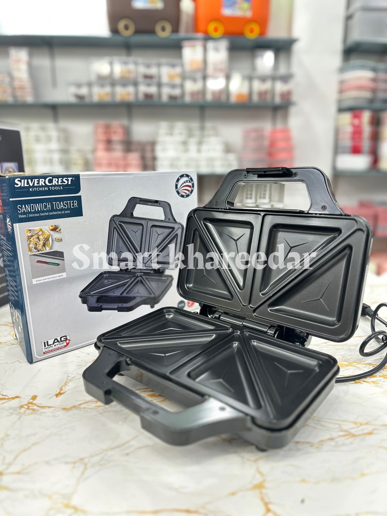 Silver Crest Electric SANDWICH MAKER [900watts] - Smart Khareedar