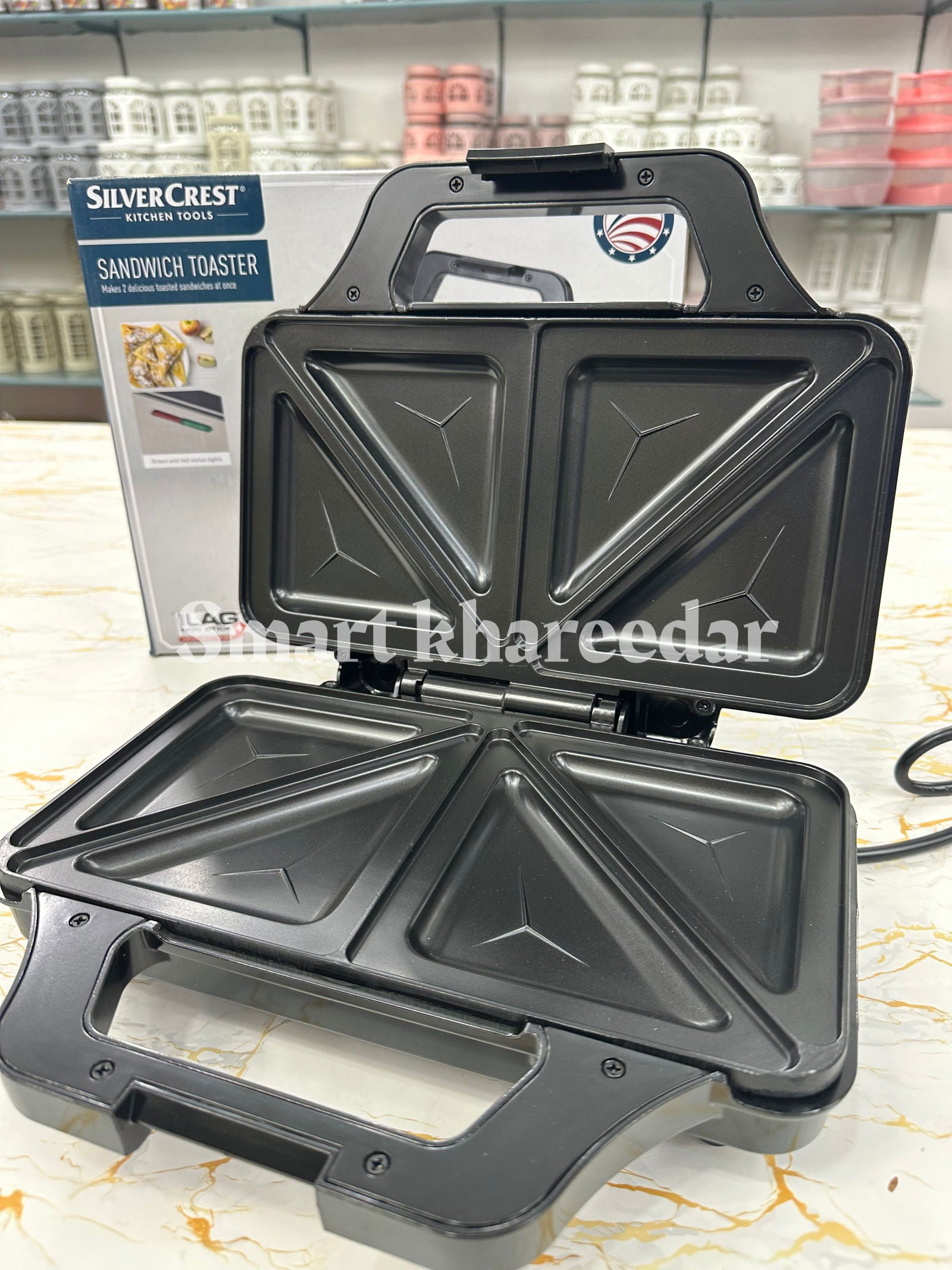Silver Crest Electric SANDWICH MAKER [900watts] - Smart Khareedar