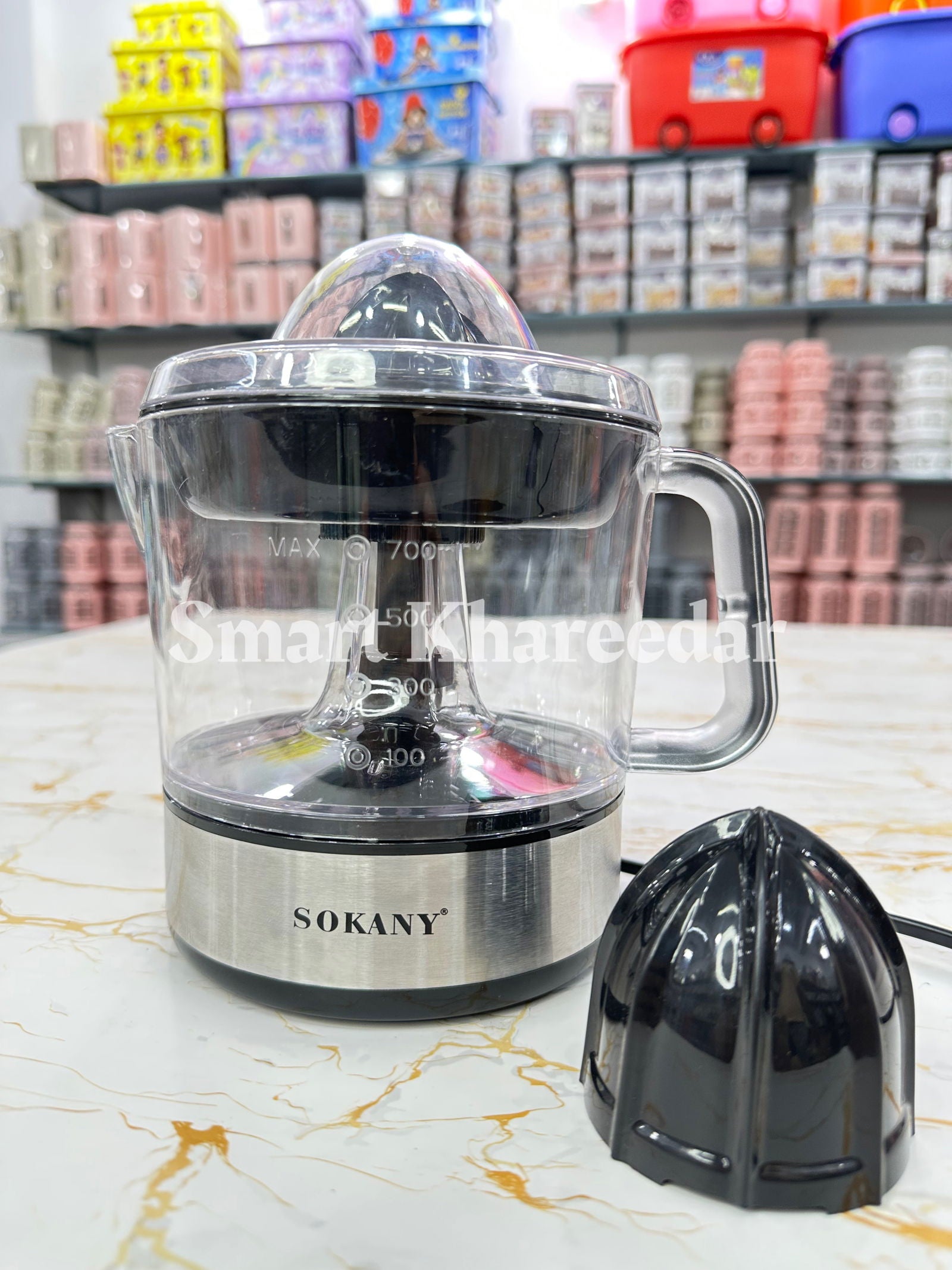 Sokany Electric Citrus Juicer 700ml [JE-623D] - Smart Khareedar