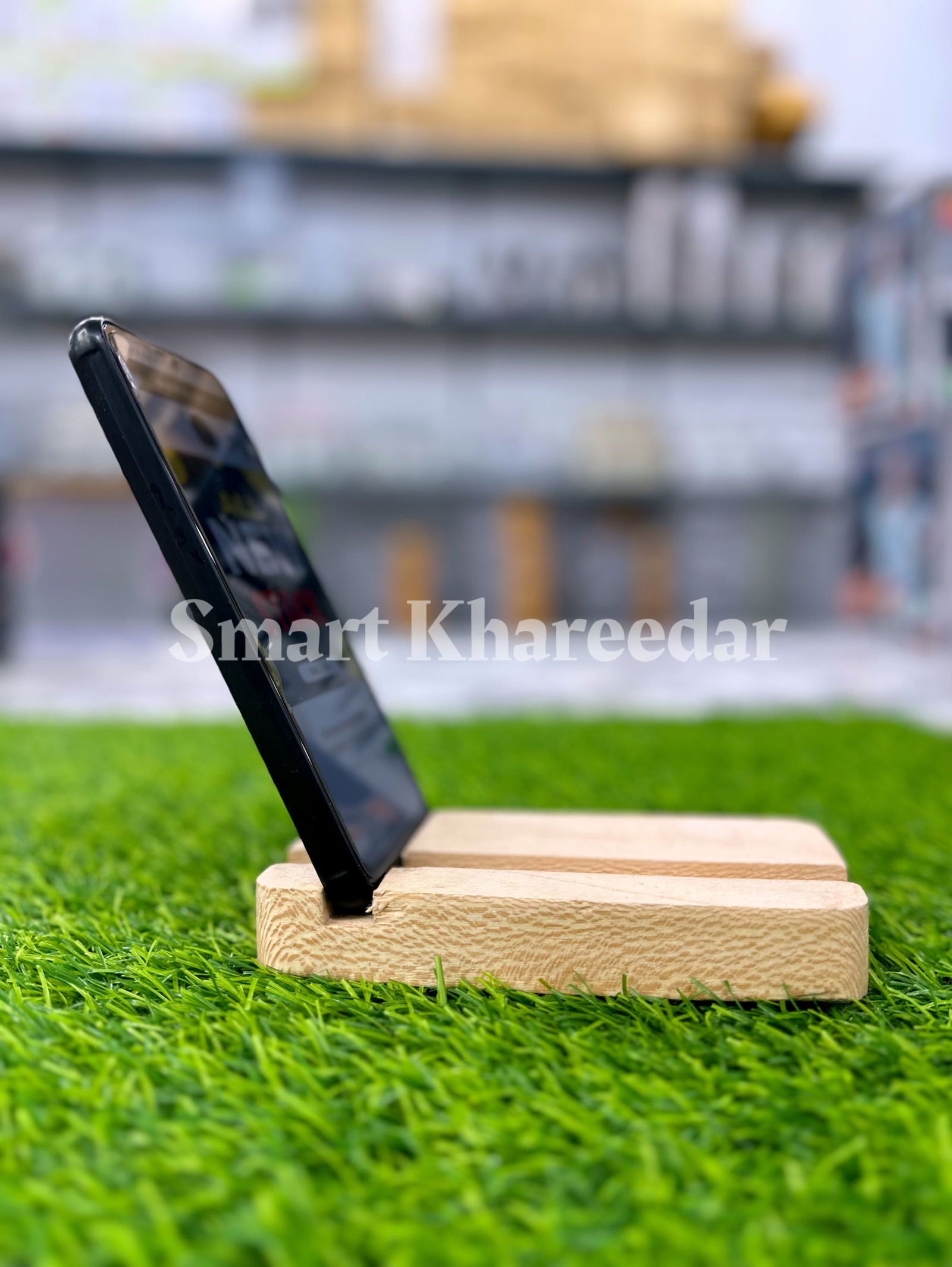 Wooden Mobile Holder | Mobile Stand - Smart Khareedar