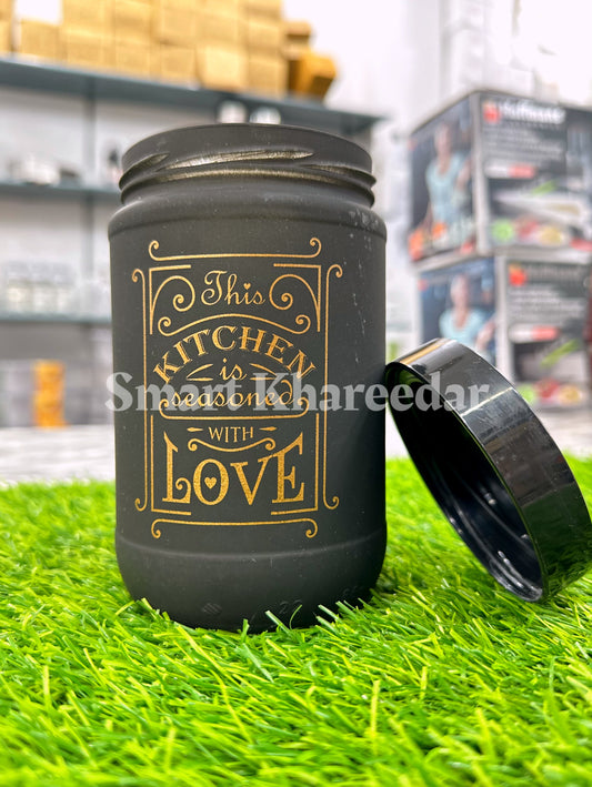 1 Kg Round Colored Glass JAR